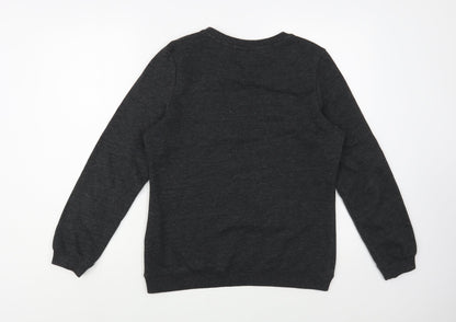George Womens Grey  Cotton Pullover Sweatshirt Size 10  Pullover - Cold Outside
