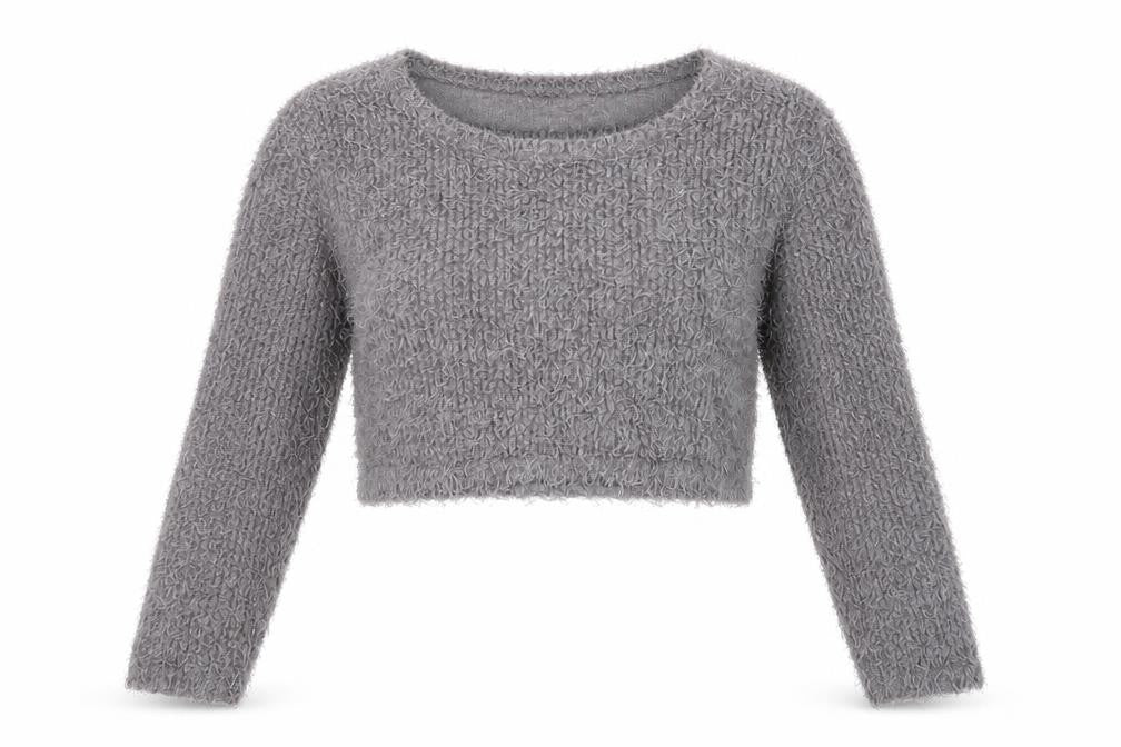 Womens UK Size S Brave Soul Grey Pullover Jumper