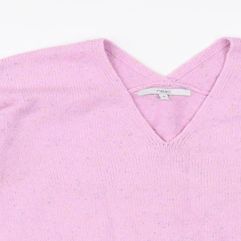 Womens UK Size M NEXT Pink Pullover Jumper