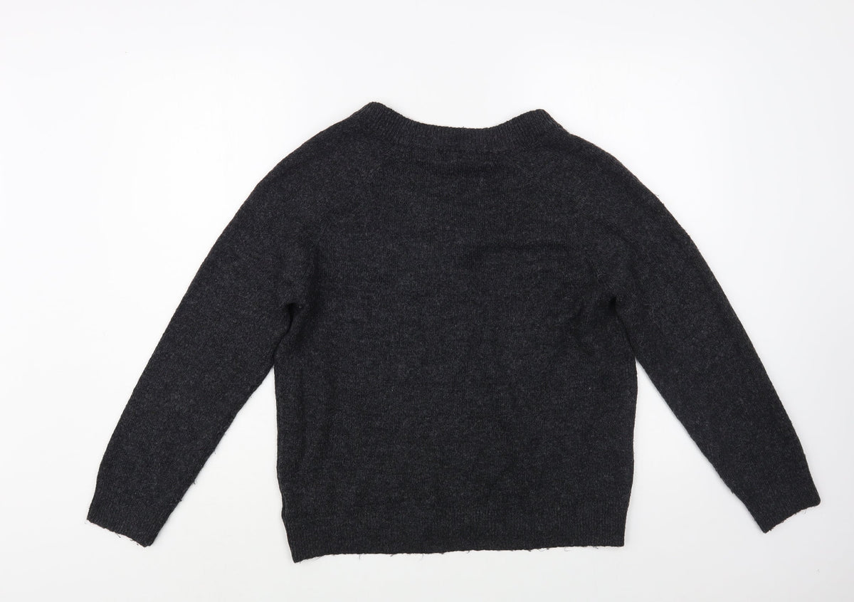 Womens UK Size S H&M Grey Pullover Jumper