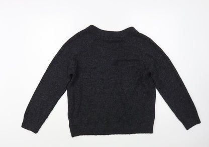 Womens UK Size S H&M Grey Pullover Jumper