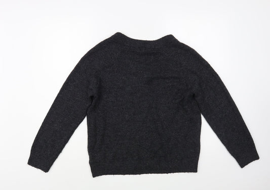 Womens UK Size S H&M Grey Pullover Jumper