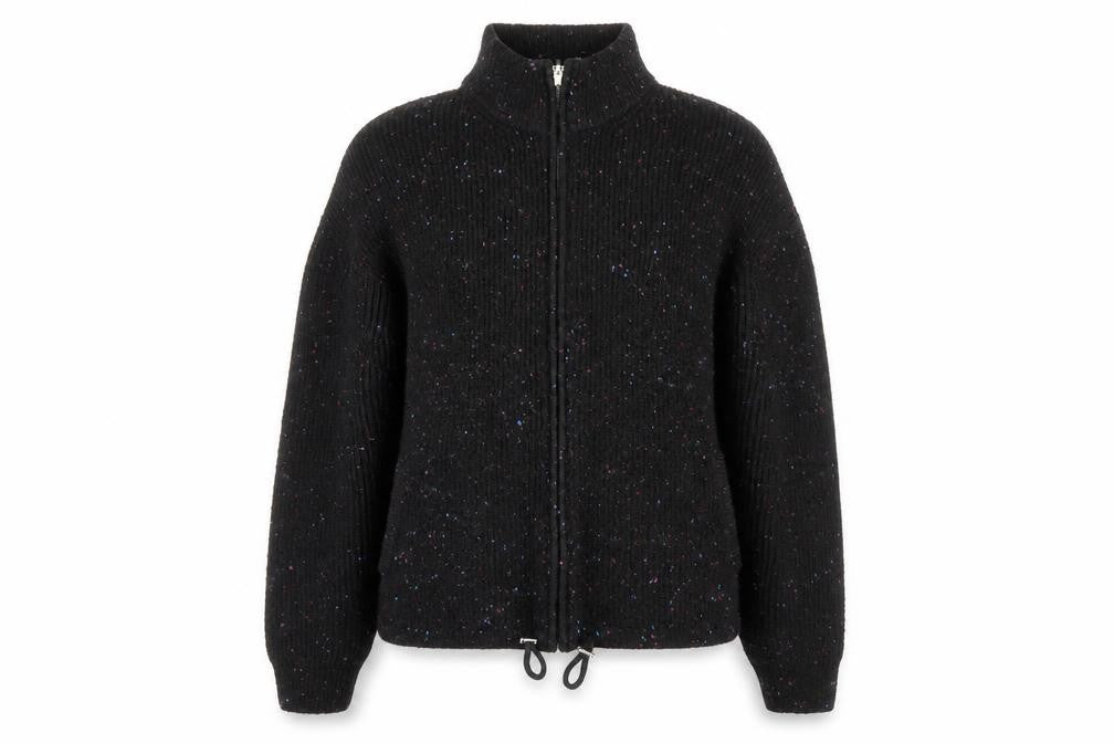 Womens UK Size XL Marks and Spencer Black Full Zip Sweatshirt