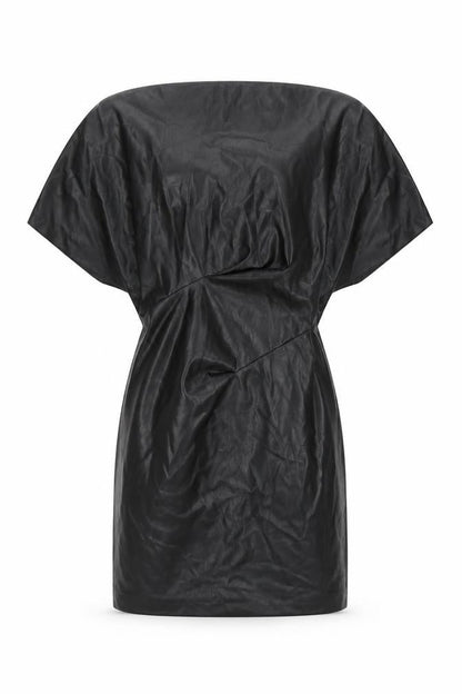 ASOS Womens Black  Polyester Bodycon  Size 6  Square Neck Zip