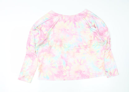 Womens UK Size L Preworn Multicoloured Pullover Jumper