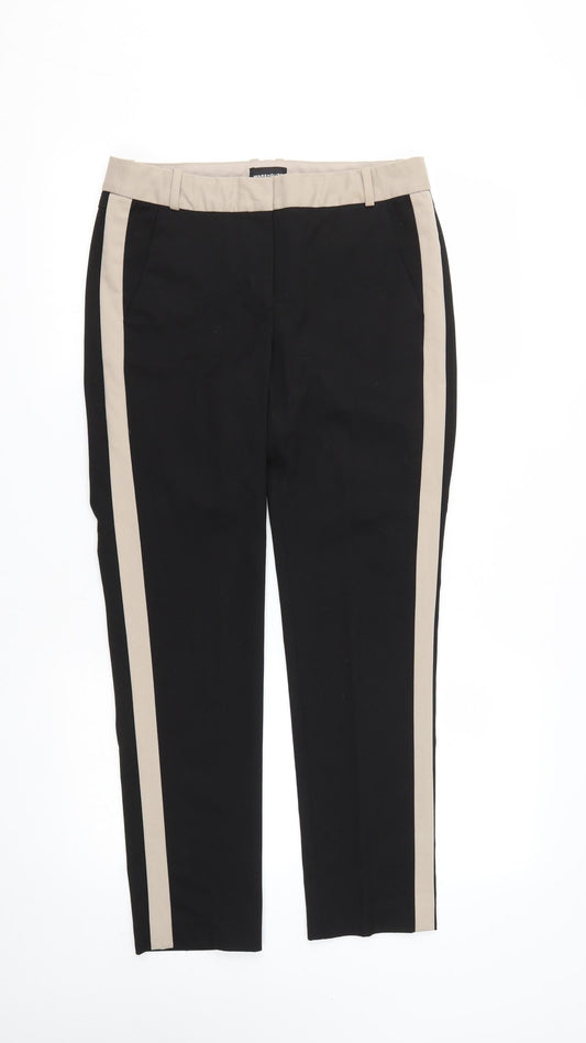 Warehouse Womens Black  Polyester Dress Pants Trousers Size 10 L27 in Regular Zip