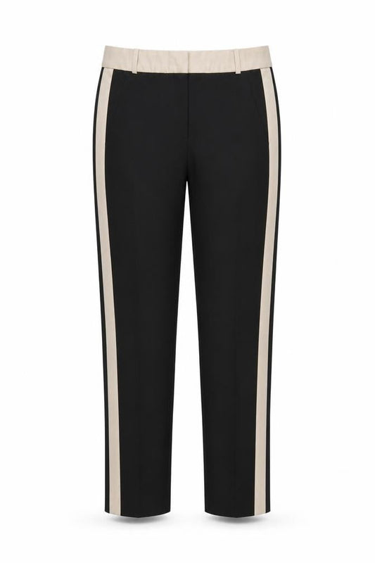 Womens UK Size 10 Warehouse Regular Fit Dress Pants Black Trousers