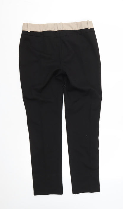 Womens UK Size 10 Warehouse Regular Fit Dress Pants Black Trousers