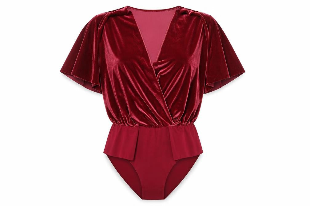 Womens UK Size S Zara One-Piece Red Playsuit