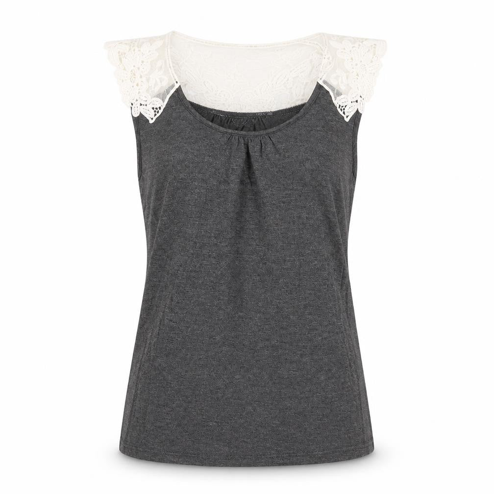 Womens UK Size 8 Boux Avenue Grey Basic Tank