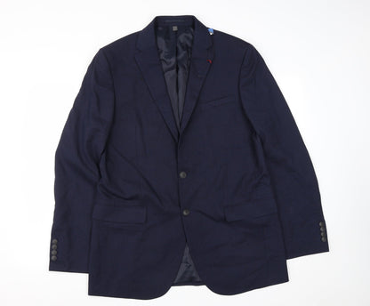 Mens UK Size 42 Marks and Spencer Regular Blue Suit Jacket