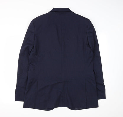 Mens UK Size 42 Marks and Spencer Regular Blue Suit Jacket