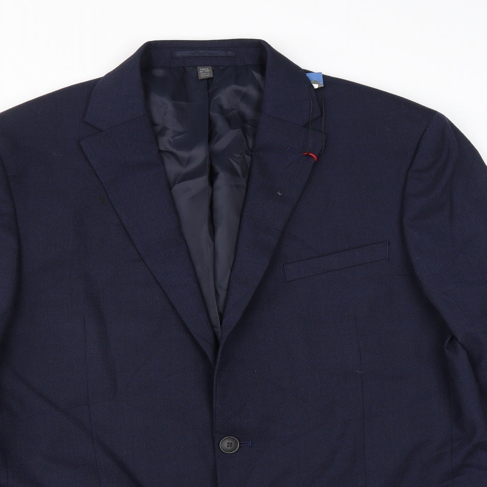 Mens UK Size 42 Marks and Spencer Regular Blue Suit Jacket