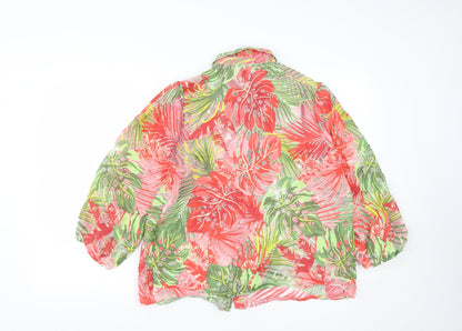 Womens UK Size M Savida Multicoloured Basic Button-Up