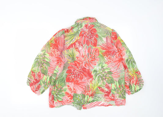 Womens UK Size M Savida Multicoloured Basic Button-Up