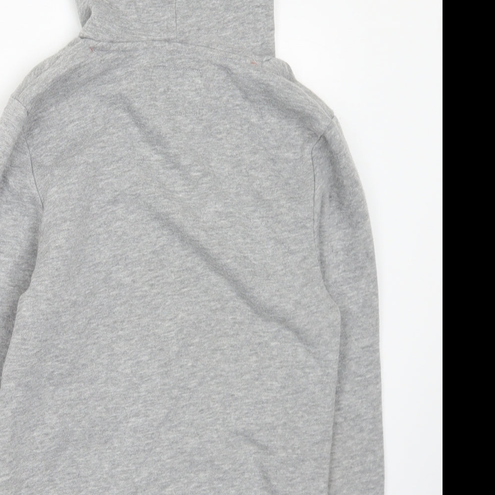 Carbrini Boys Grey  Polyester Pullover Hoodie Size 8-9 Years   - Logo 8-10 Years