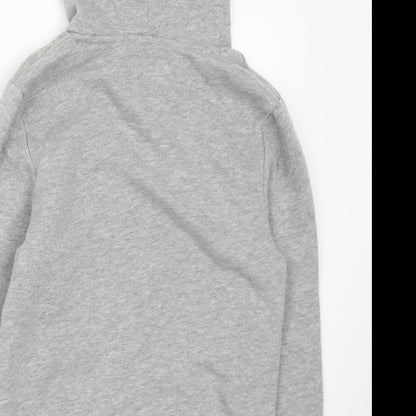 Carbrini Boys Grey  Polyester Pullover Hoodie Size 8-9 Years   - Logo 8-10 Years