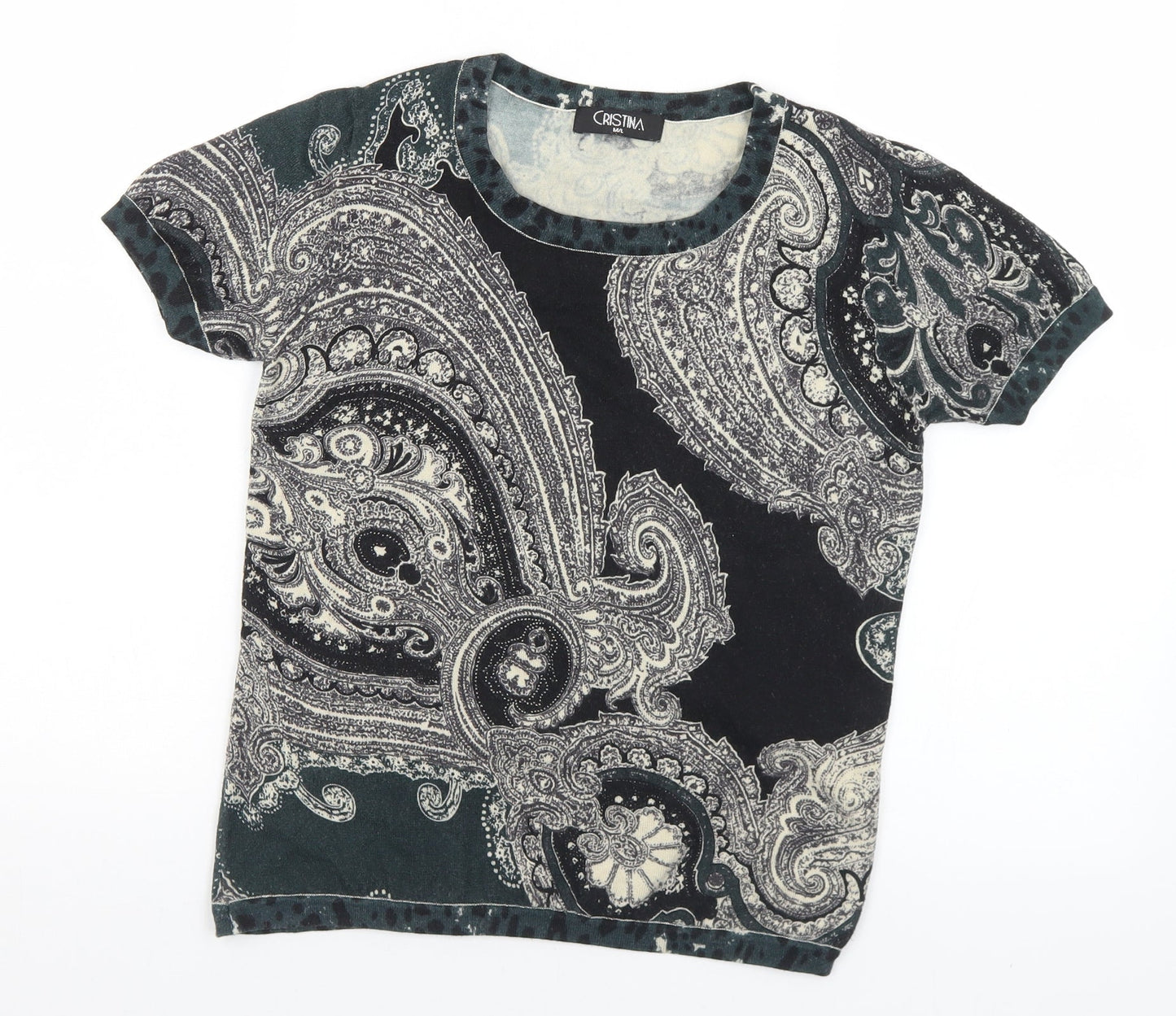 Womens UK Size M Cristina Multicoloured Pullover Jumper