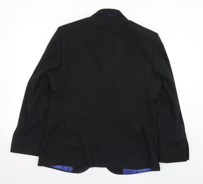 Mens UK Size 40 Marks and Spencer Regular Black Suit Jacket
