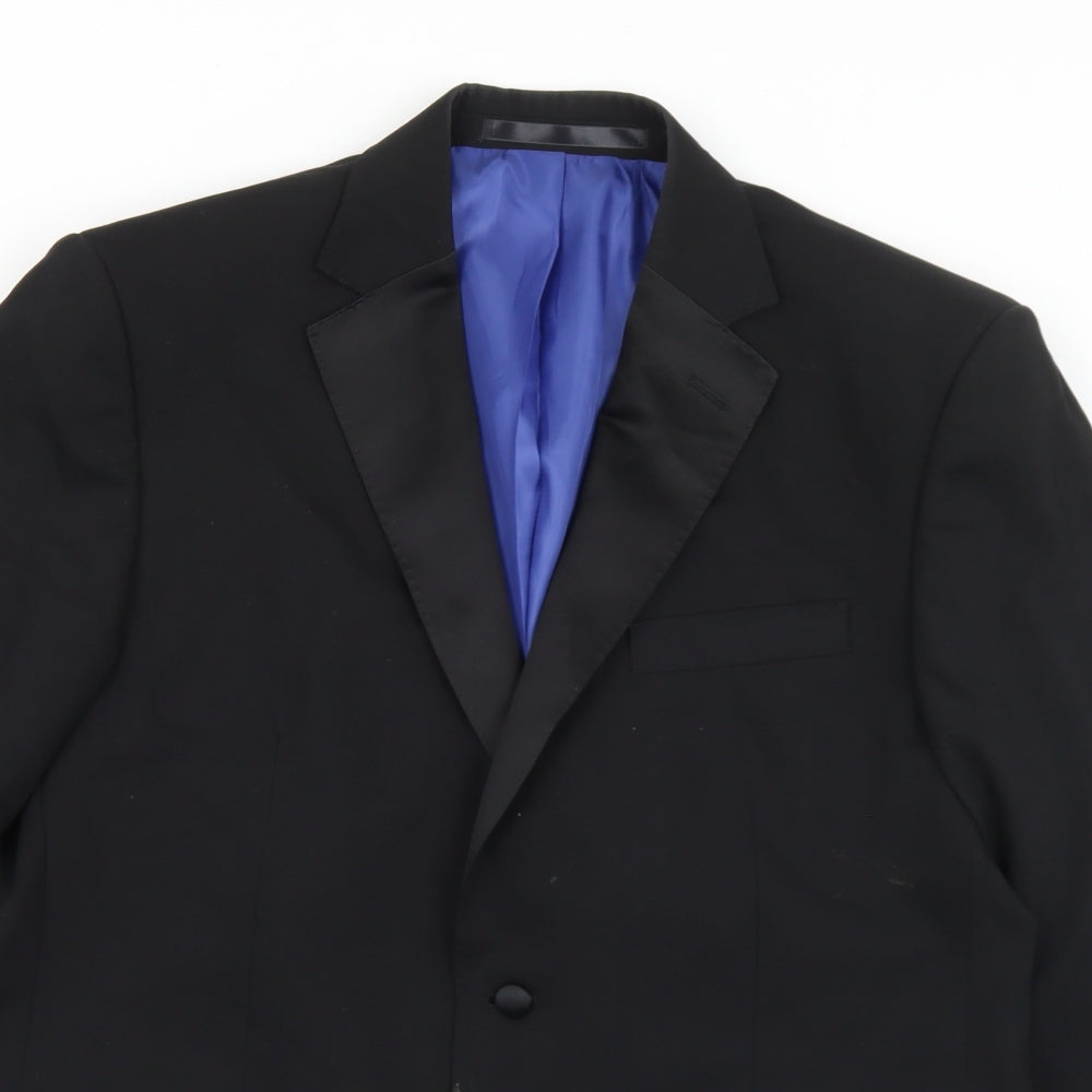Mens UK Size 40 Marks and Spencer Regular Black Suit Jacket