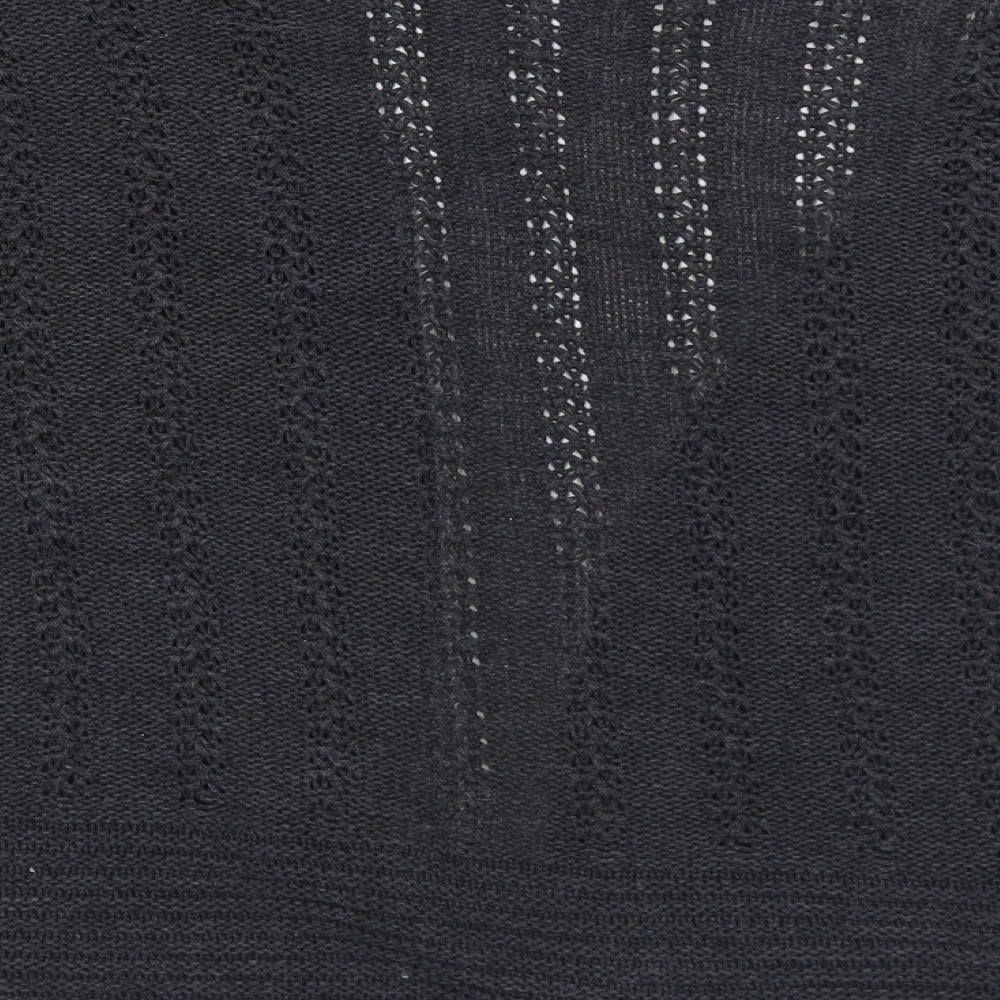 Primark Womens Grey V-Neck  Acrylic Cardigan Jumper Size 10