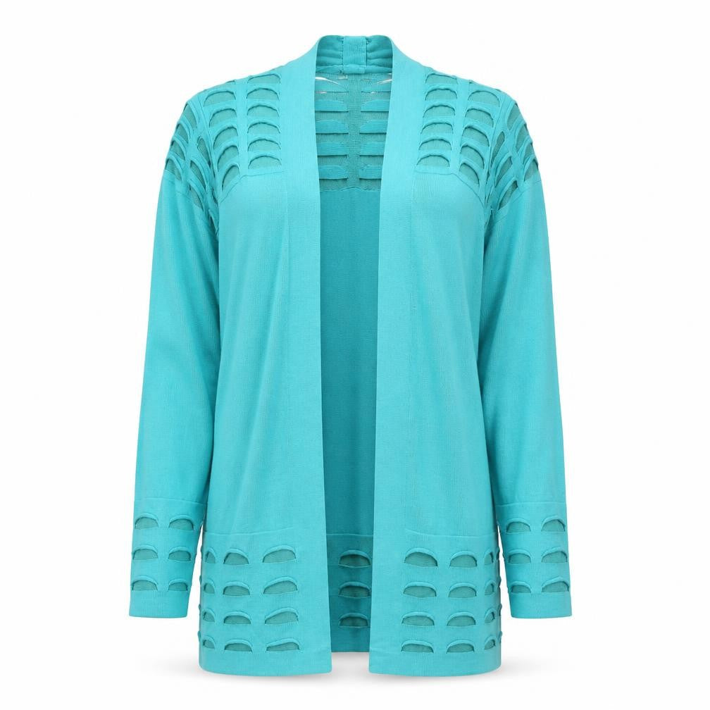 Womens UK Size 10 Marks and Spencer Green Cardigan Jumper