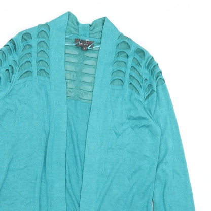 Womens UK Size 10 Marks and Spencer Green Cardigan Jumper