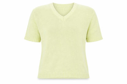 Womens UK Size 14 Preworn Yellow Pullover Jumper