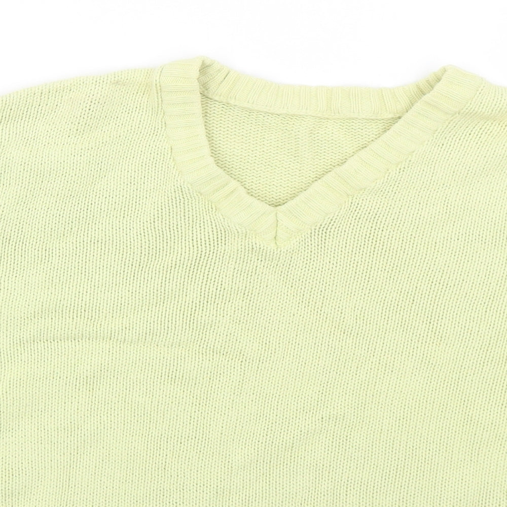 Womens UK Size 14 Preworn Yellow Pullover Jumper