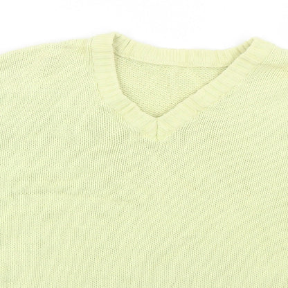 Womens UK Size 14 Preworn Yellow Pullover Jumper