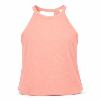 River Island Womens Pink  Polyester Basic Tank Size 12 Round Neck Pullover