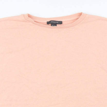 Primark Womens Pink  Polyester Pullover Sweatshirt Size L  Pullover