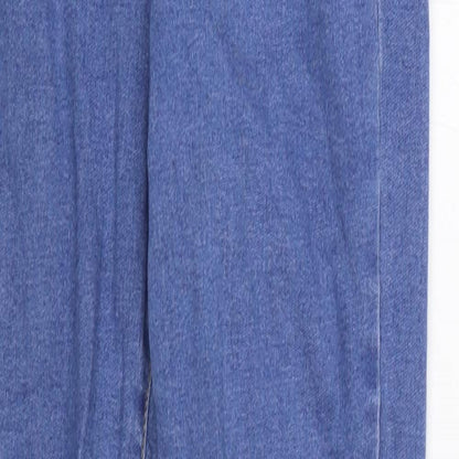 Denim Co Womens Blue  Cotton Skinny Jeans Size 10 L28 in Regular Zip