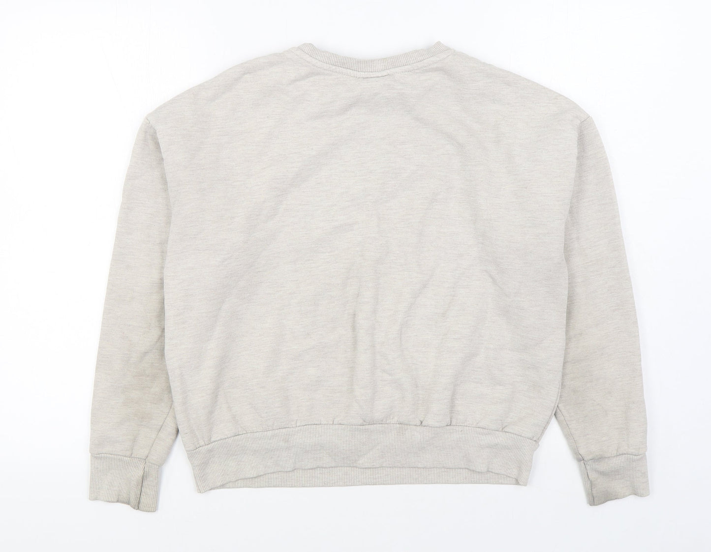 Primark Womens Beige  Cotton Pullover Sweatshirt Size S  Pullover