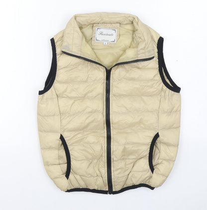 Mens UK Size S Fascinate Beige Gilet