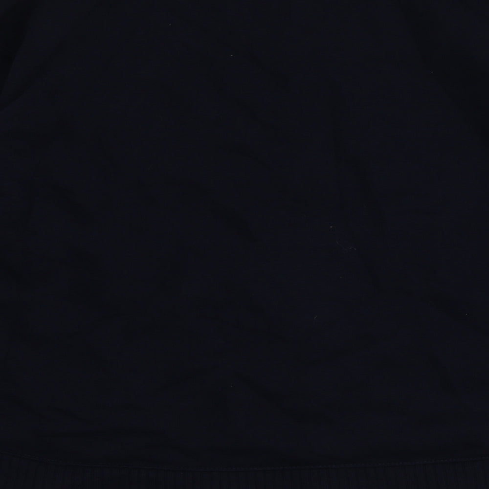 Zara Womens Blue  Cotton Pullover Hoodie Size S