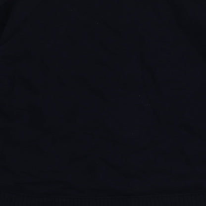 Zara Womens Blue  Cotton Pullover Hoodie Size S