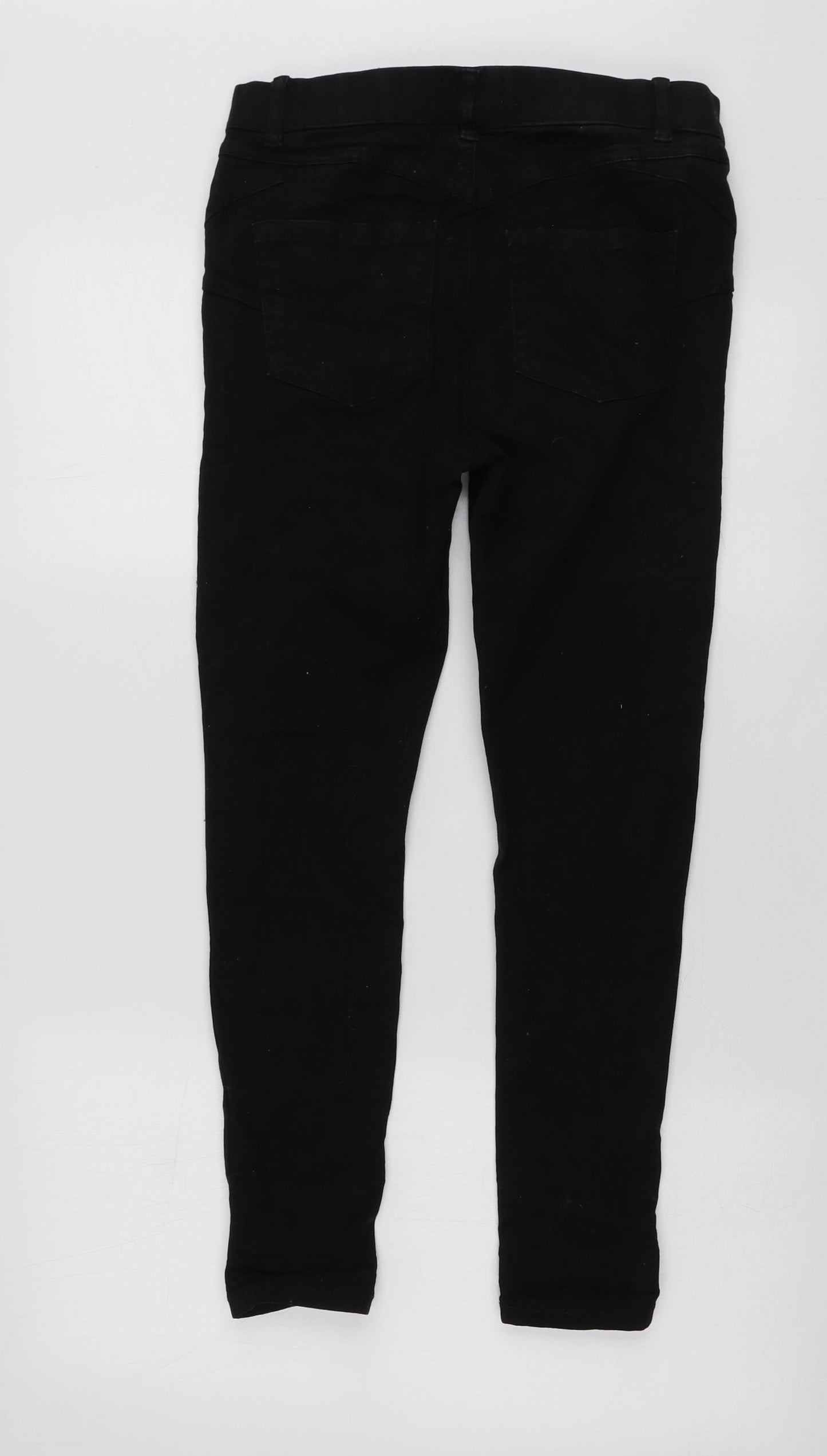 New Look Womens Black  Cotton Skinny Jeans Size 12 L24 in Regular