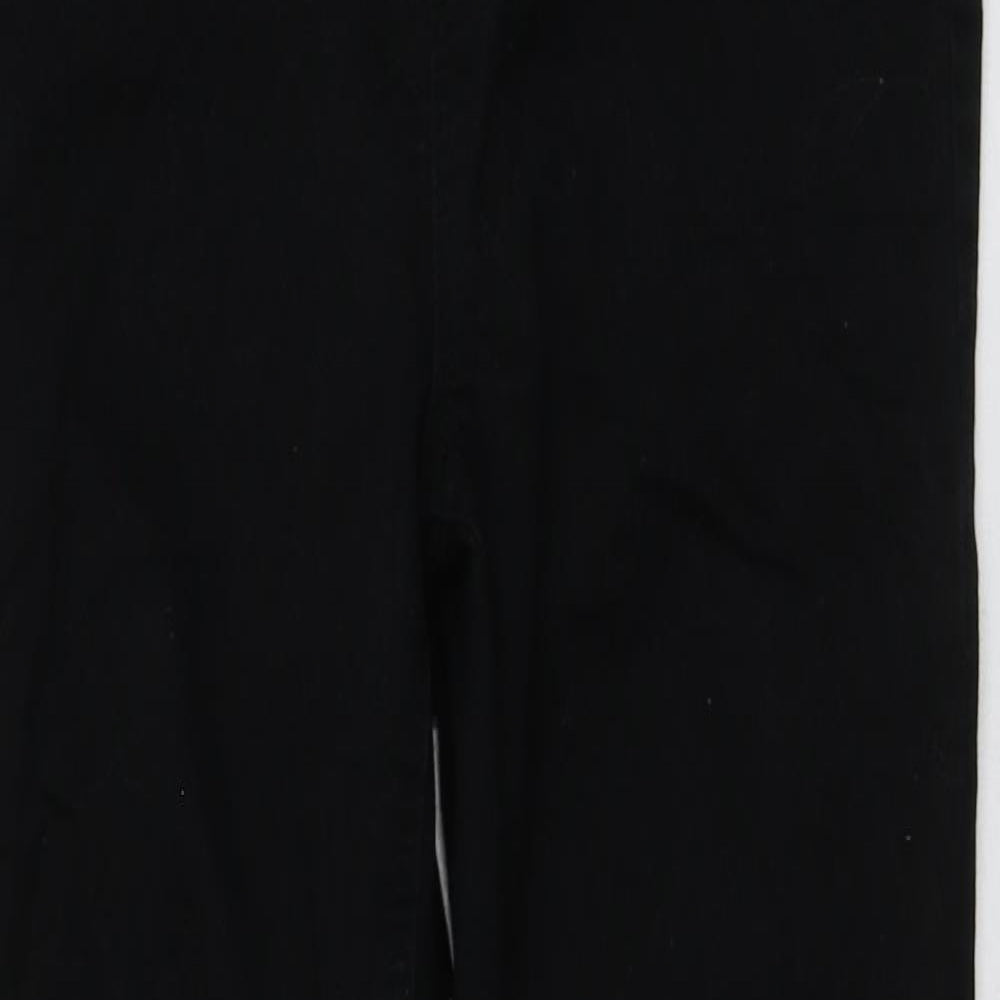 New Look Womens Black  Cotton Skinny Jeans Size 12 L24 in Regular