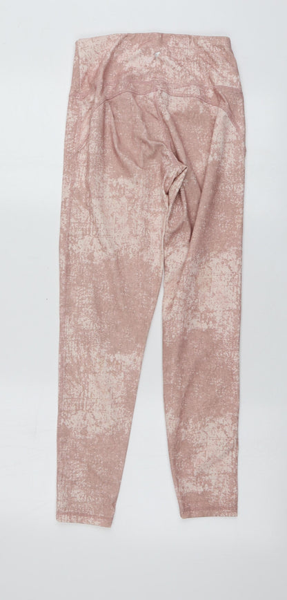 Workout Womens Pink  Polyester Jogger Leggings Size 6 L26 in Regular