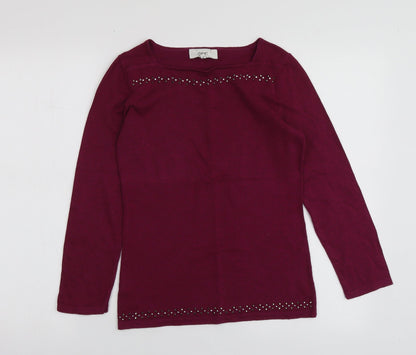 Womens UK Size 6 NEXT Purple Pullover Jumper