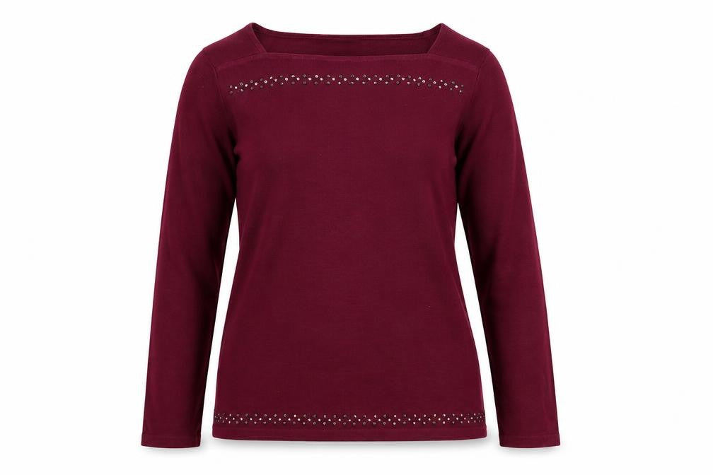 Womens UK Size 6 NEXT Purple Pullover Jumper