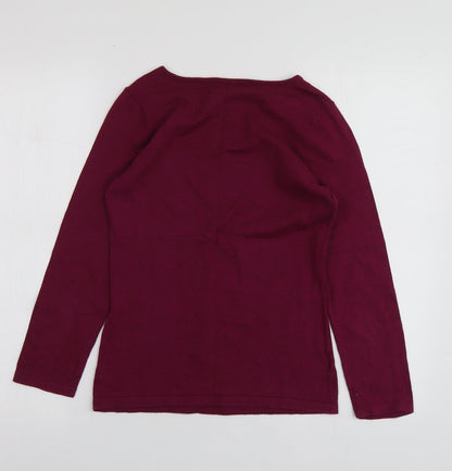 Womens UK Size 6 NEXT Purple Pullover Jumper