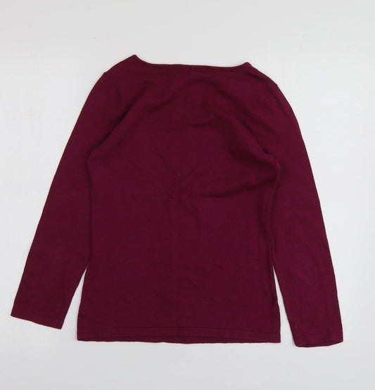Womens UK Size 6 NEXT Purple Pullover Jumper
