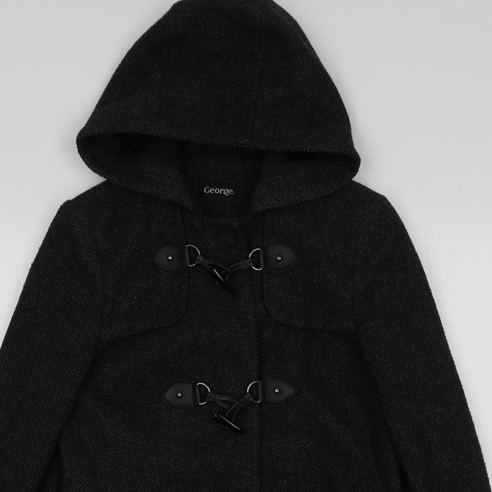 George Womens Grey   Pea Coat Coat Size 10