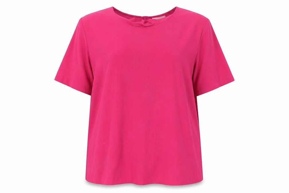 Womens UK Size XL Dunnes Stores Pink Basic T-Shirt