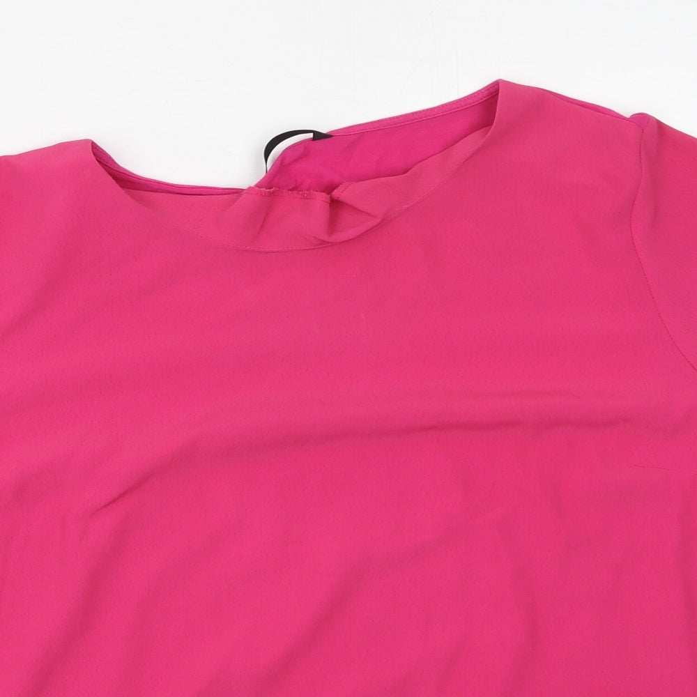 Womens UK Size XL Dunnes Stores Pink Basic T-Shirt