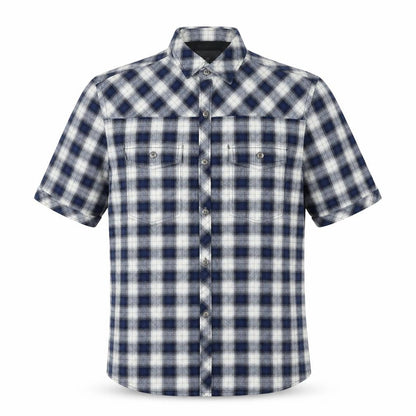 Mens UK Size S NEXT Blue  Button-Up Short Sleeve Casual Shirt