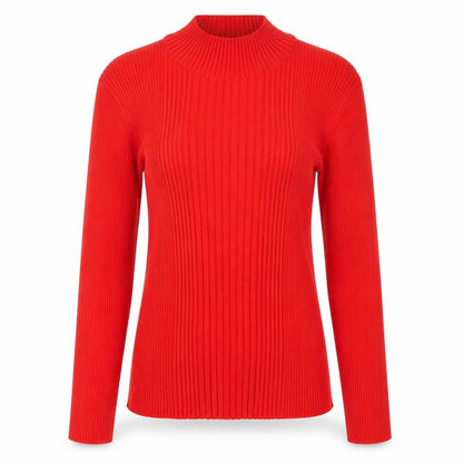 Womens UK Size M Pull&Bear Red Pullover Jumper