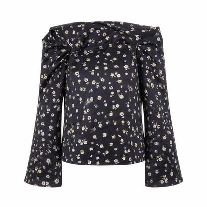 Womens UK Size 6 ASOS Black Basic Blouse